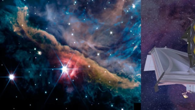 Nebulosa de Orión tomada por el Telescopio Espacial James Webb