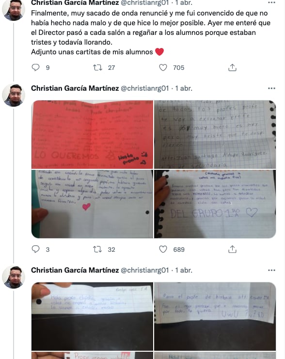 Maestro narra su despido injustificado