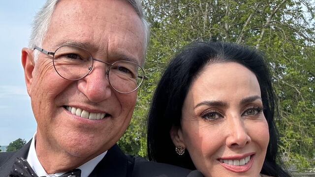 Ricardo Salinas Pliego y su esposa María Laura Medina