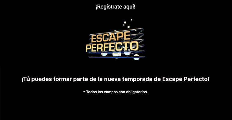 Así puedes concursar en Escape perfecto