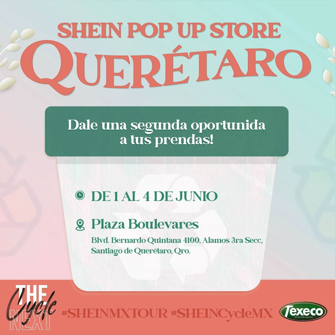 Shein Pop Up Querétaro: Cuándo y dónde visitar la tienda física