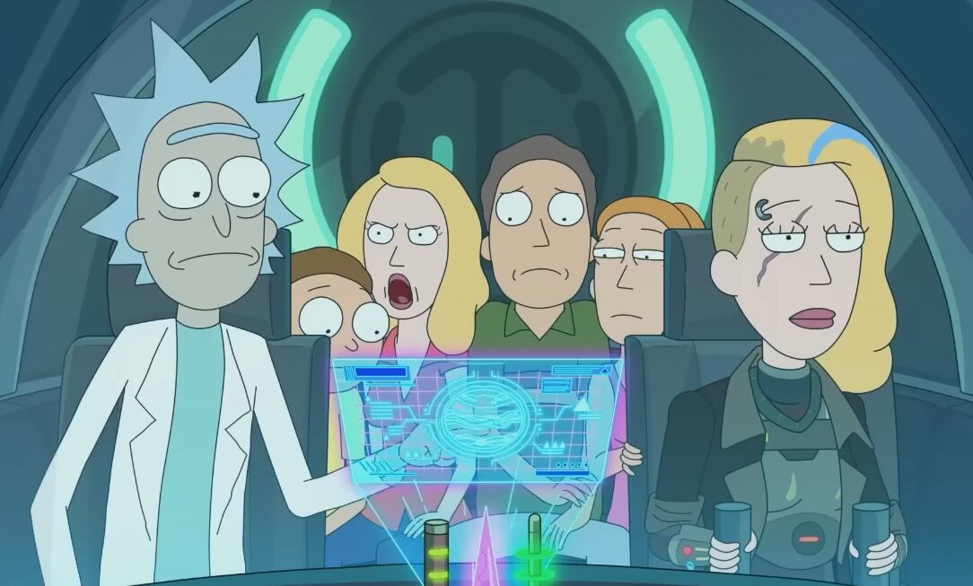Escena de Rick y Morty temporada 6