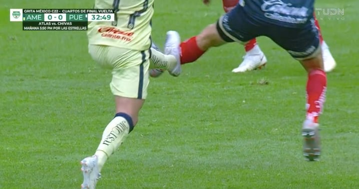 Puebla vs America (Foto: Captura de video)