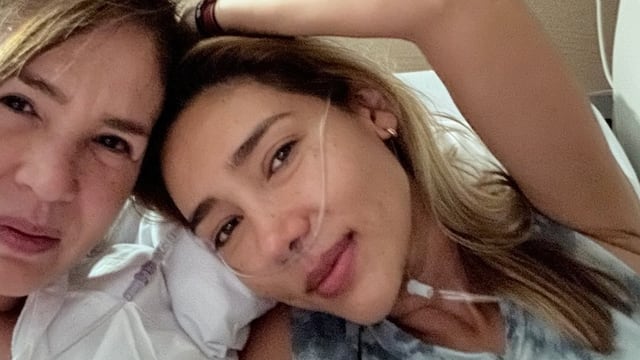 Yolanda Andrade se comparte con su hermana desde el hospital.
