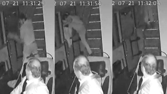 hombre salta de un autobús en movimiento mientras circulaba por San Luis Potosí