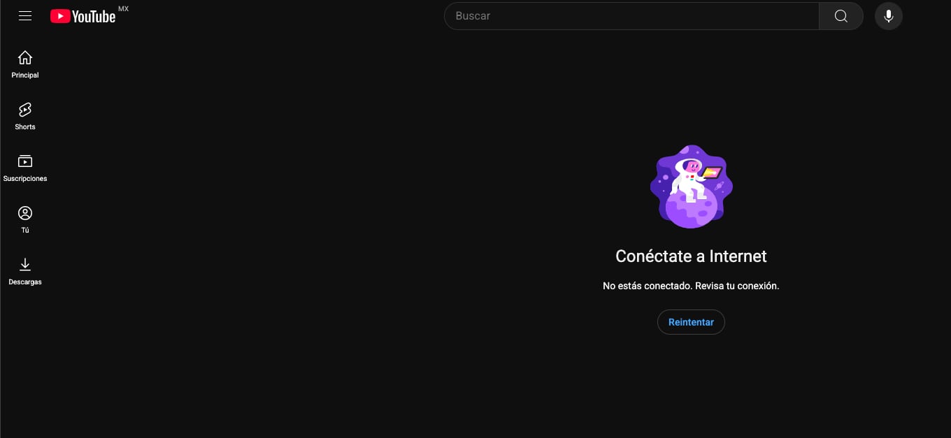 Fallas en YouTube