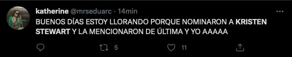 Reacciones en redes por nominación de Kristen Stewart al Óscar 2022