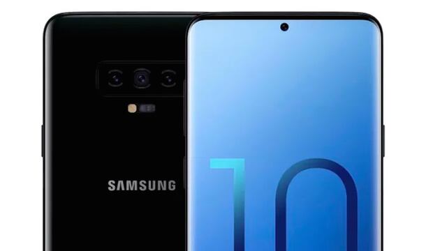 Concepto del Galaxy S10.