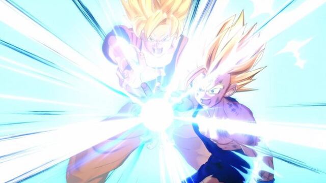 Goku y Gohan en Dragon Ball Z: Kakarot