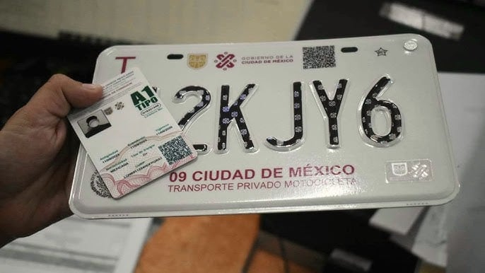 Diseños de placas en México