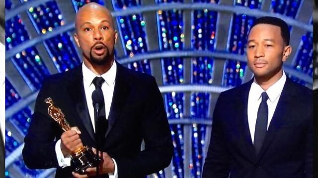 John Legend y Common dan emotivo discurso tras ganar el Oscar por "Glory"