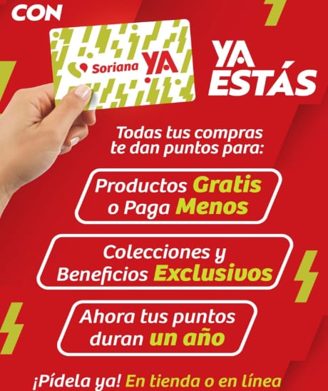 Tarjeta Soriana Ya