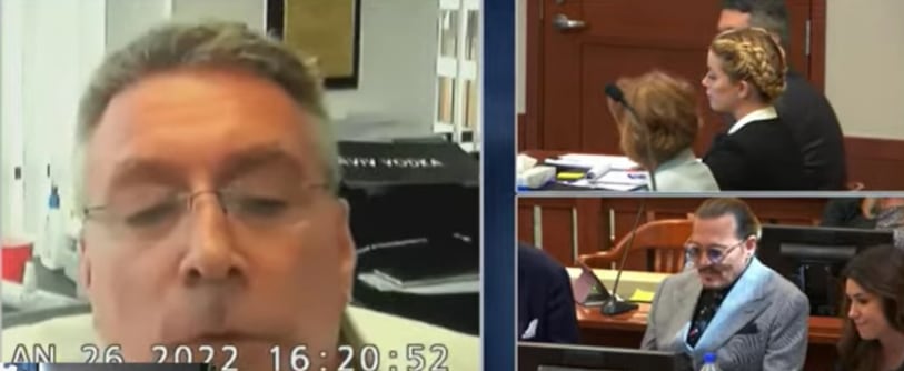 Johnny Depp reacciona a testimonio de Joel Mandel