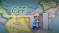 CFE trabaja para restablecer la luz en Chiapas, Quintana Roo y Yucatán