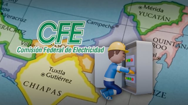 CFE trabaja para restablecer la luz en Chiapas, Quintana Roo y Yucatán