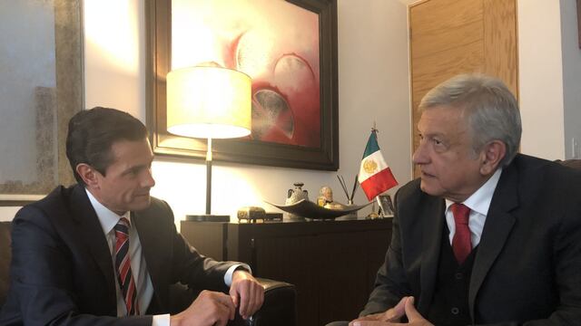 Enrique Peña Nieto y AMLO (Foto de archivo)