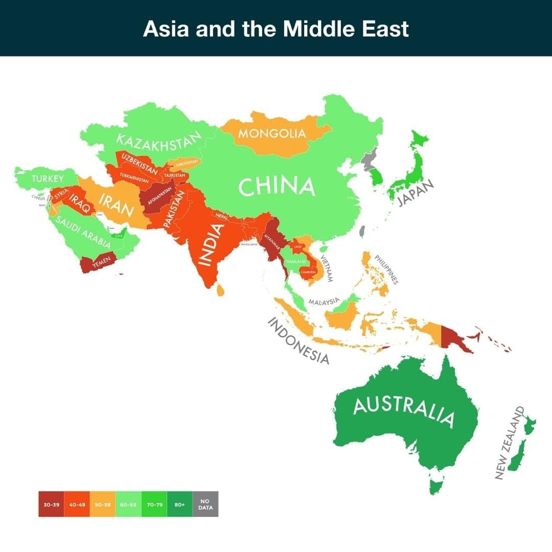 Asia y el Medio Oriente