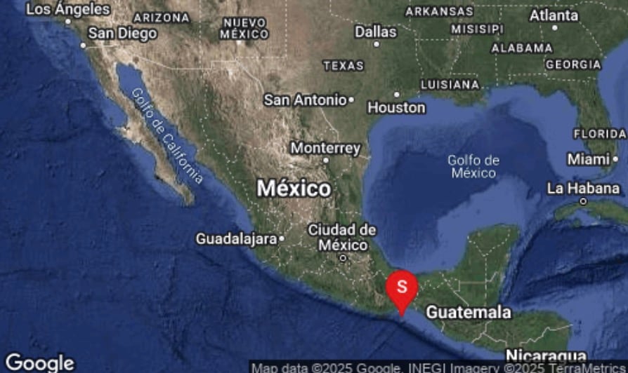Sismo magnitud 5.4 en Oaxaca