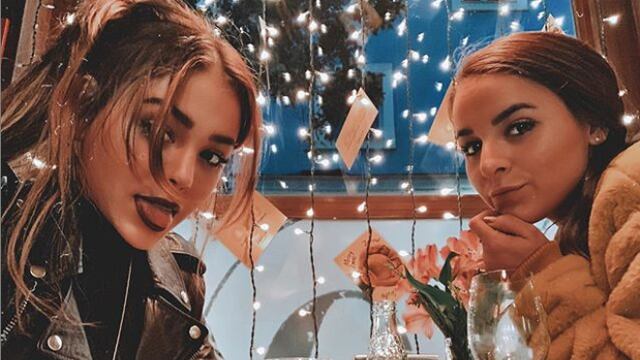 Danna Paola y su hermana Vania Rivera