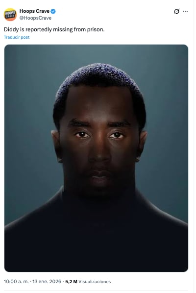 Reportan a Puff Daddy como desaparecido