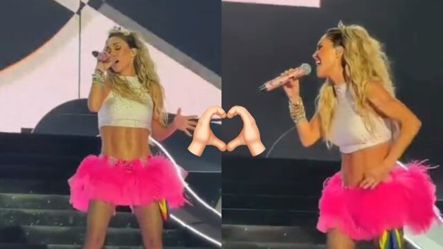 Anahí reaparece en el último concierto de RBD en Brasil tras ser hospitalizada.