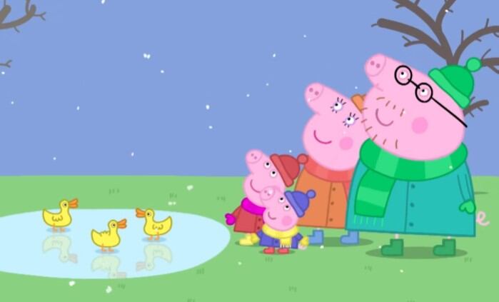 Días de inviernos fríos con Peppa Pig