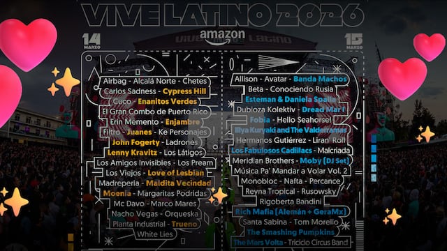 Vive Latino 2026 presenta una cartelera con fuerte presencia internacional