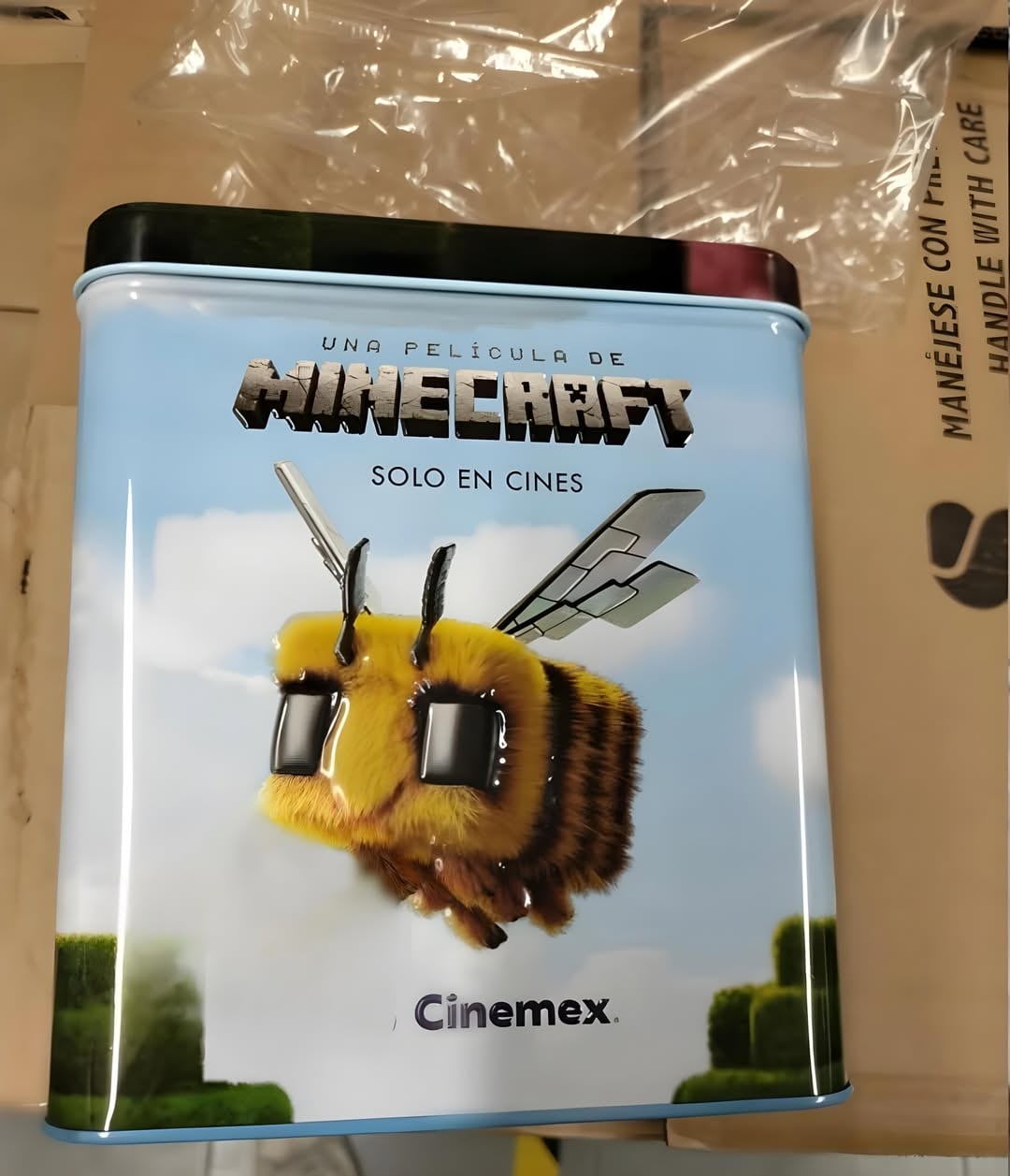 Palomera de Minecraft en Cinemex