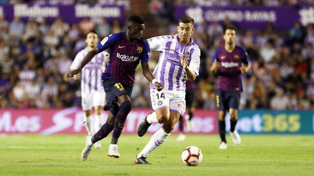 Dembélé marcó el único tanto del encuentro.