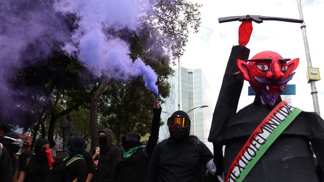 Protesta contra a violencia hacia las mujeres