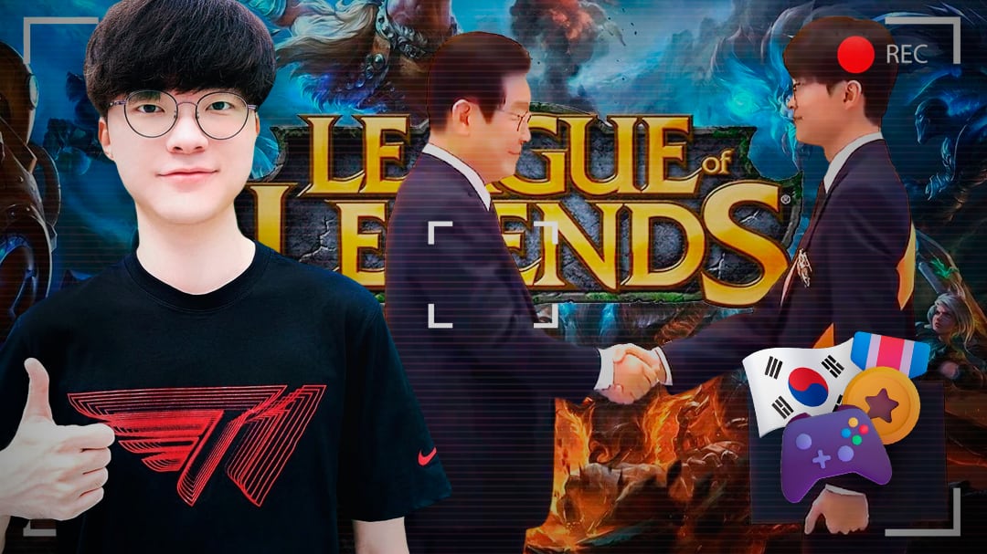 Faker, leyenda de League of Legends, recibe la Orden Cheongnyong