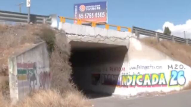En autopista Peñón-Texcoco 3 hombres fueron baleados en bajo puente