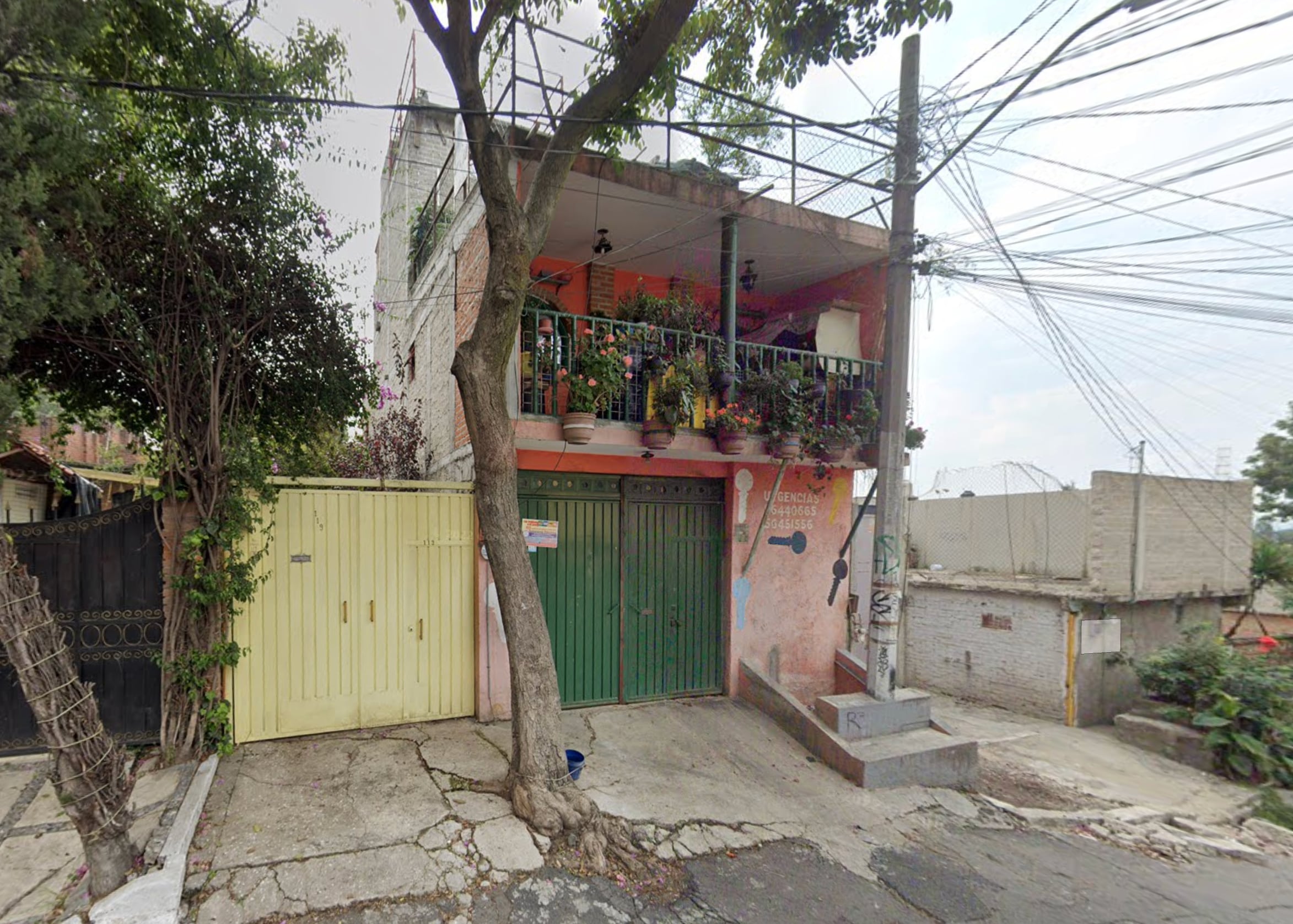 Casas de Tlalpan previo a explosión