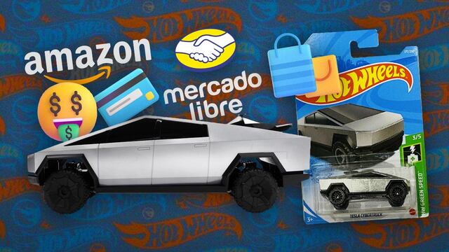 Cybertruck de Hot Wheels en Mercado Libre y Amazon