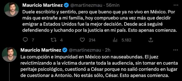 Mauricio Martínez lamenta que las autoridades estén a favor de Antonio Berumen