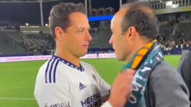 Chicharito Hernández y Landon Donovan compartieron un gran momento en la US Open Cup.