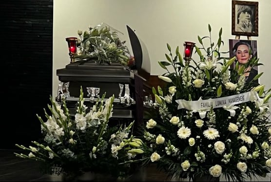 Funeral de María del Carmen Farías.