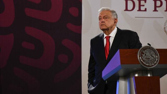 AMLO en su conferencia mañanera