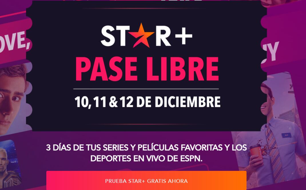 Star Plus Pase Libre