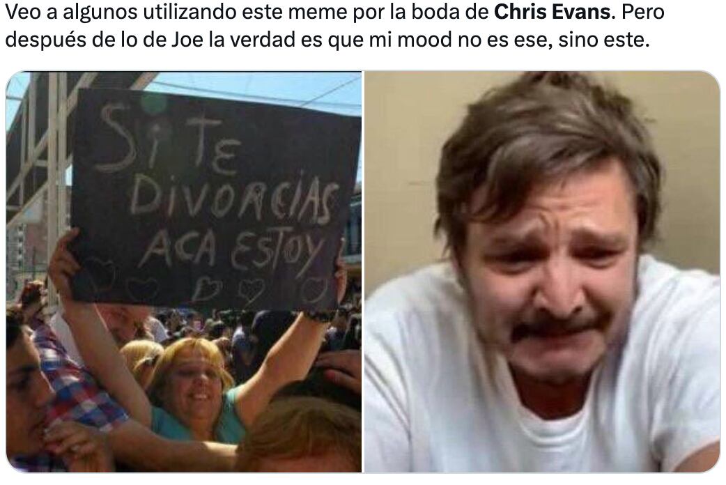 Memes de la supuesta boda secreta de Chris Evans y Alba Baptista