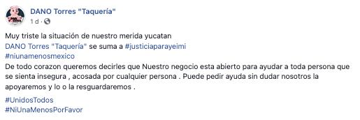Feminicidio de Yeimy Berenice en Mérida, Yucatán causa conmoción