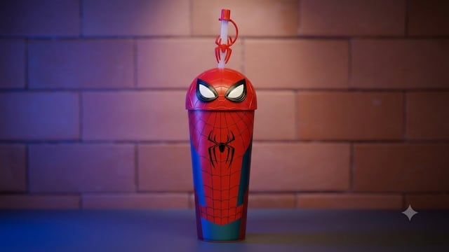 Vaso coleccionable de Spider-Man: Un Nuevo Día en Cinemex