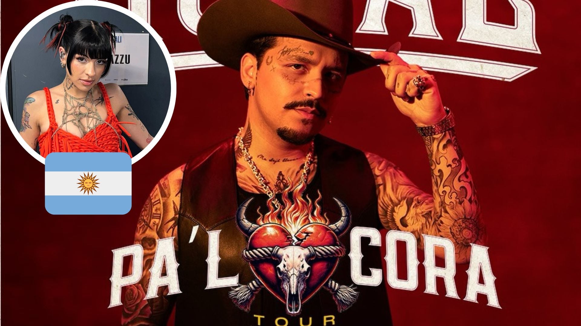 Christian Nodal cancela concierto en Argentina ¿por Cazzu?