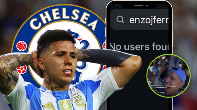 Jugadores del Chelsea dejan de seguir a Enzo Fernández por racista