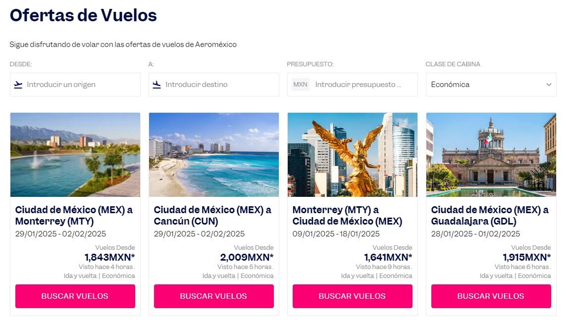 El Buen Fin 2024 en Aeroméxico