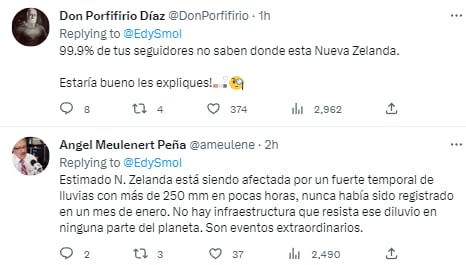 Reacciones a la burla de Edy Smol al Aeropuerto de Nueva Zelanda