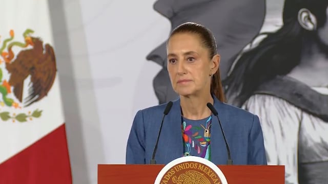 Claudia Sheinbaum en su conferencia matutina