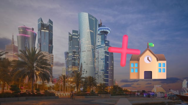Qatar ordena cierre de escuelas por guerra en Medio Oriente