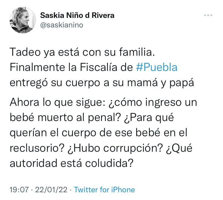 Reinserta sobre Tadeo