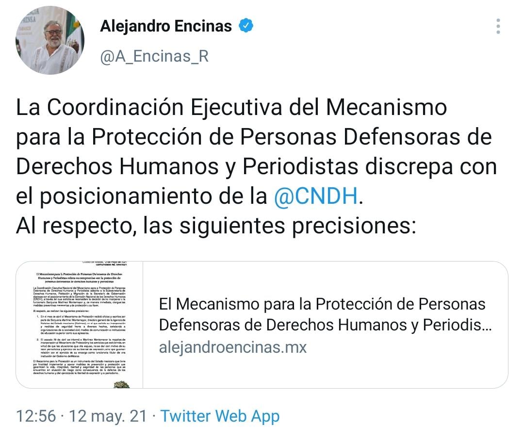 Posicionamiento del Mecanismo